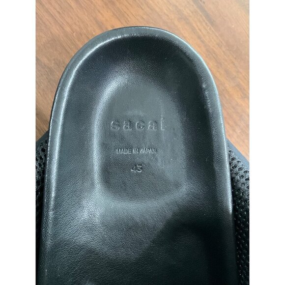 SACAI Pockets Slides in Black 43 10 New With Box Mens Sandals - Picture 12 of 16